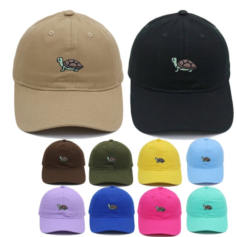 Cute Little Turtle Embroidered Baseball Cap Spring And Summer All-match Casual